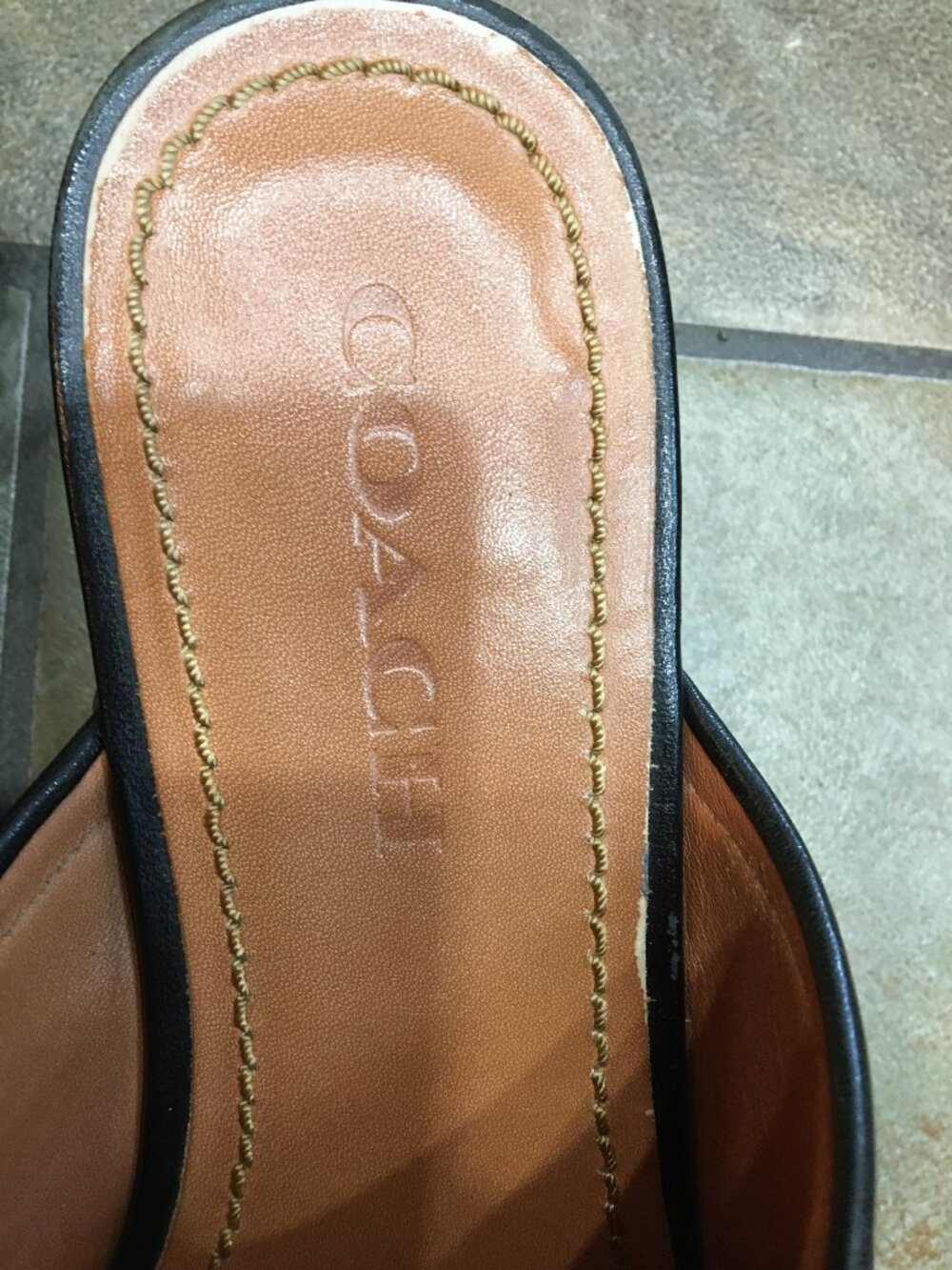 Coach Leather Clogs - Picture 9 of 9